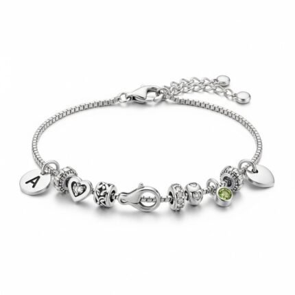 Verolvia Adjustable Charm Bracelet | Personalized Sentimental Jewelry for Women